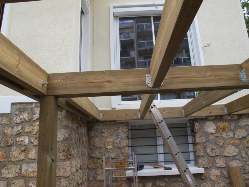Structure pin terrasse waterproof