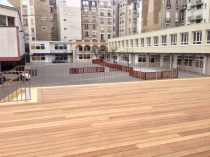 Terrasse en ip pour lyce parisien 