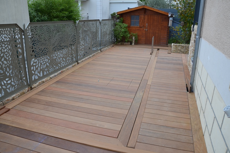 Deck de jacuzzi lames Timbertech 